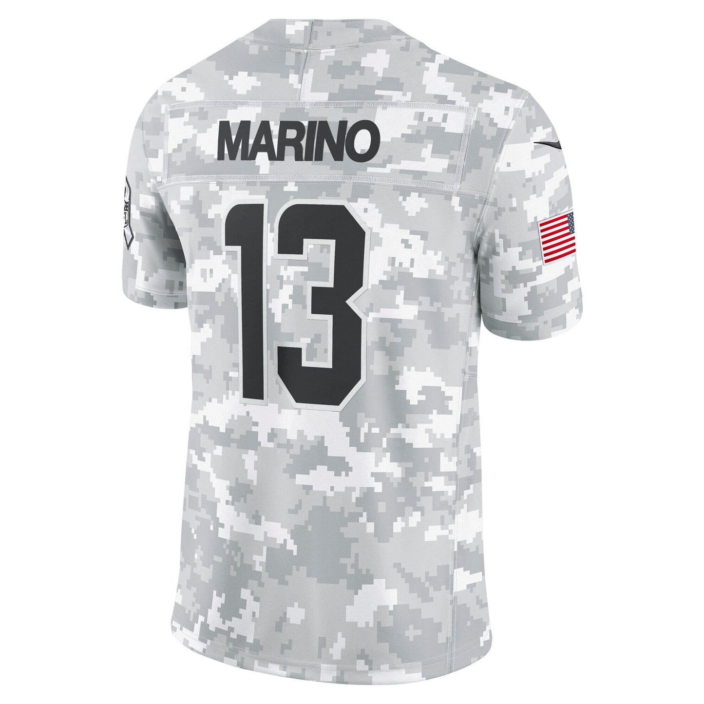 Dan Marino Miami Dolphins 2024 Salute to Service Retired Limited Jersey - Arctic Camo