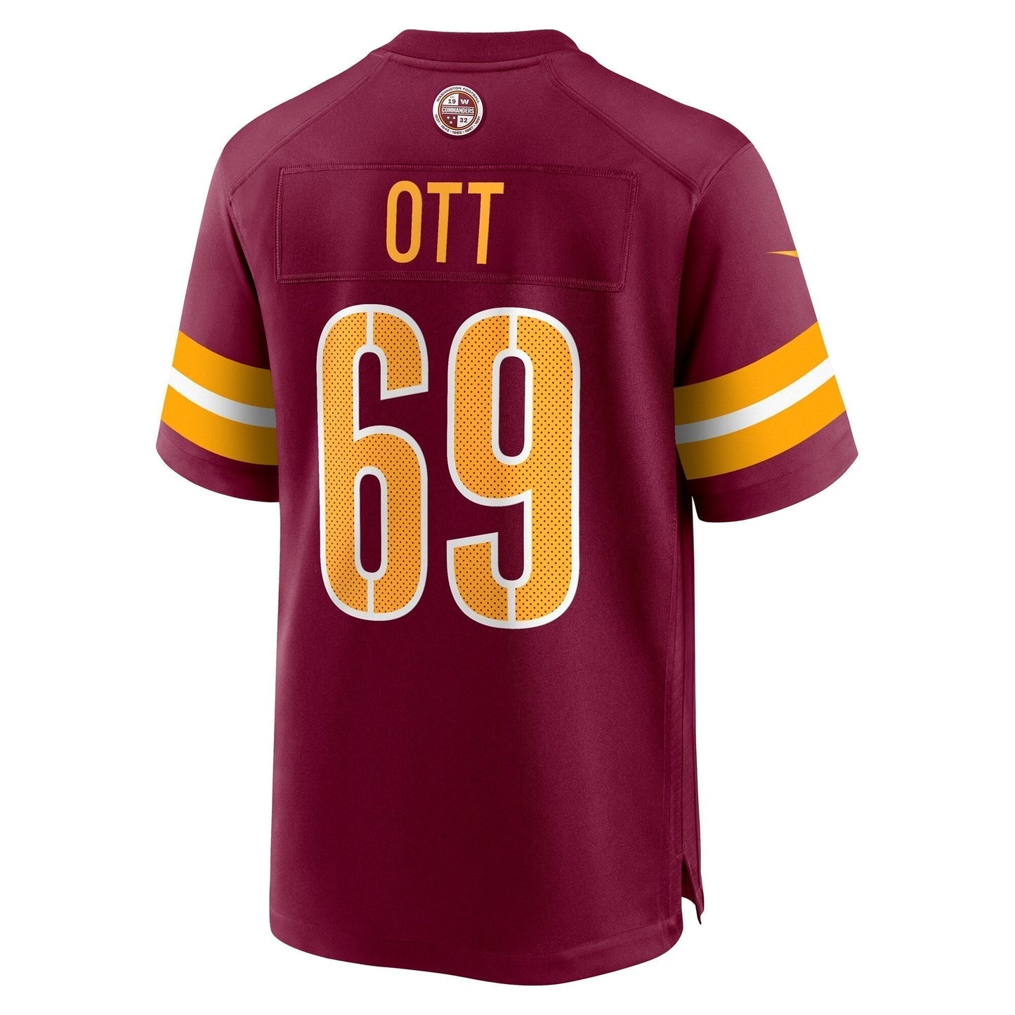 Tyler Ott Washington Commanders Game Jersey - Burgundy
