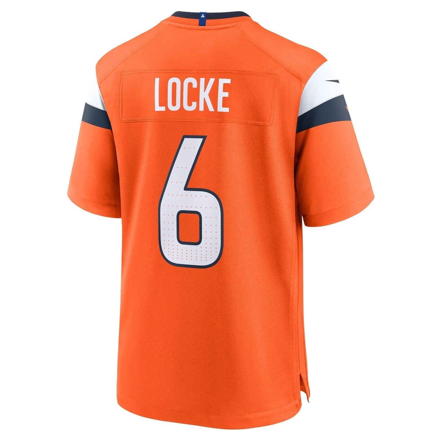P.J. Locke Denver Broncos Team Game Jersey - Orange