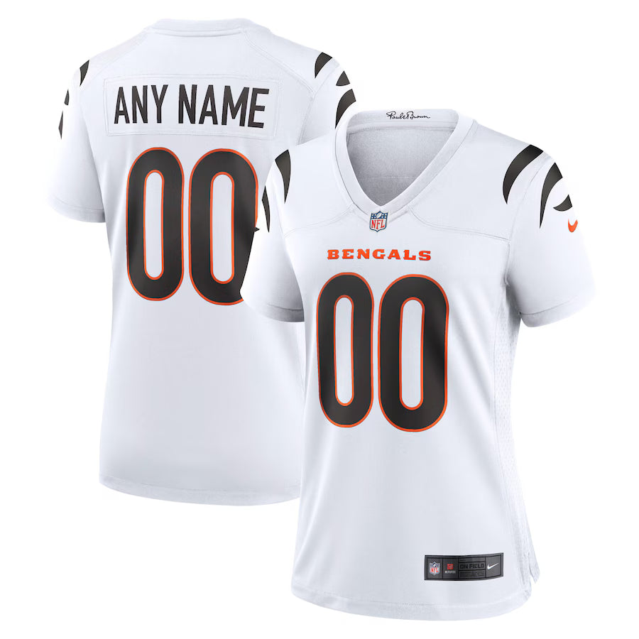 Cincinnati Bengals Road Game Jersey - Custom - Womens