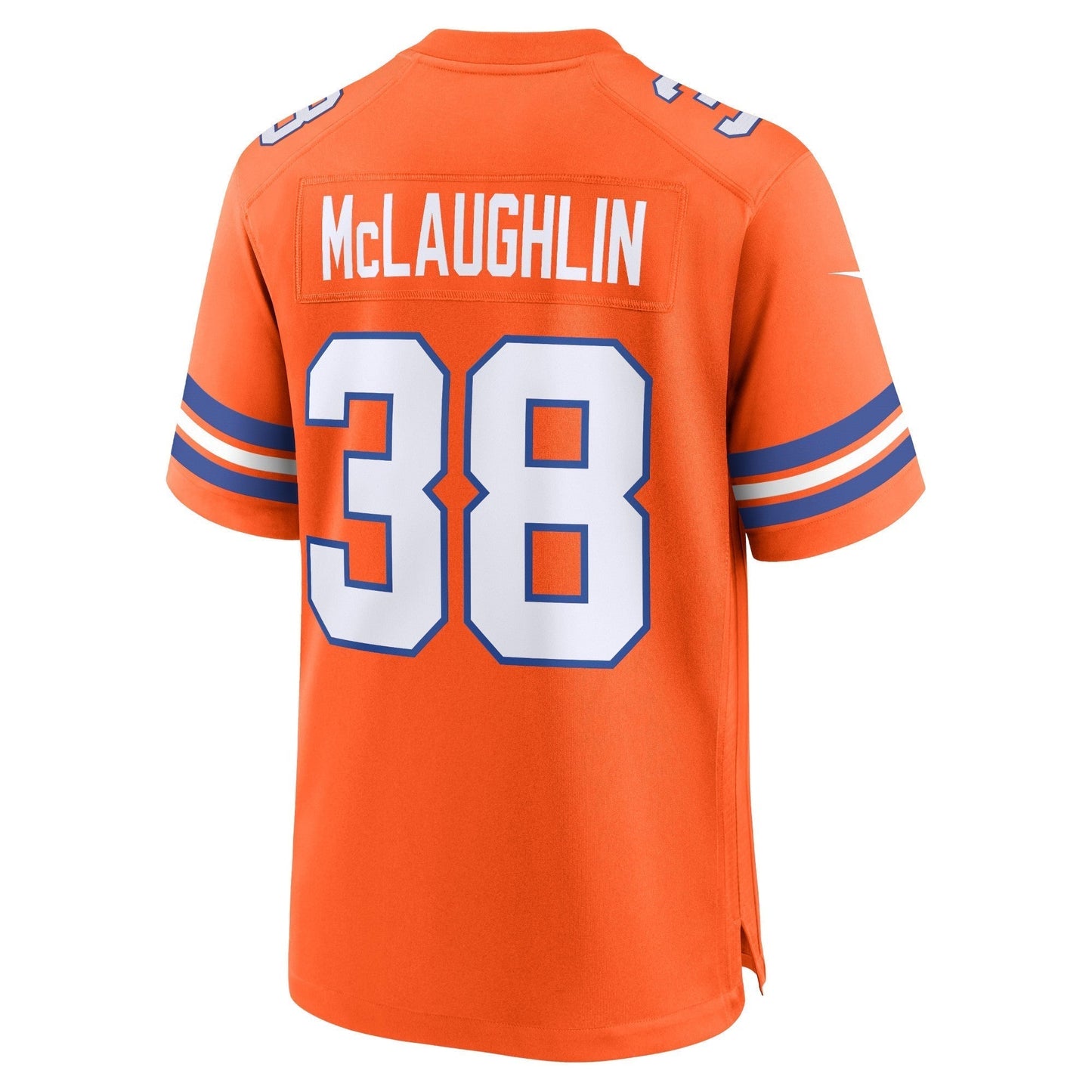 Jaleel McLaughlin Denver Broncos Mile High Collection 1977 Throwback Game Jersey - Orange