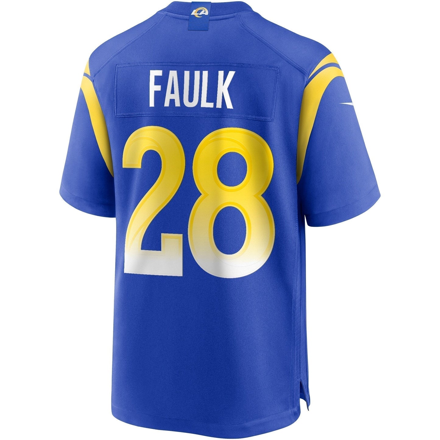 Marshall Faulk Los Angeles Rams Game Retired Jersey - Royal