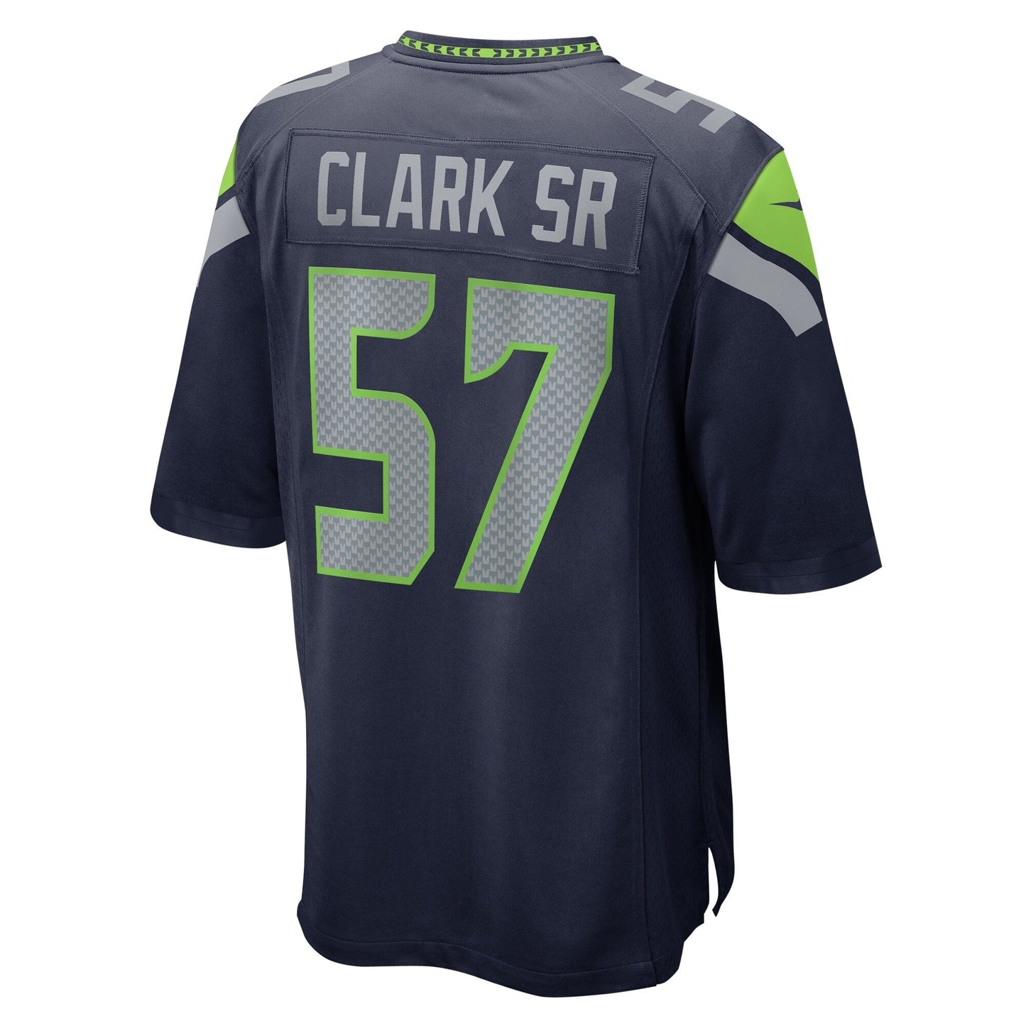 Frank Clark Seattle Seahawks Game Jersey - College Navy