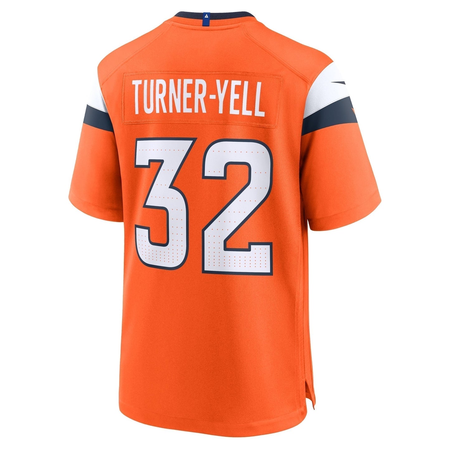 Delarrin Turner-Yell Denver Broncos Team Game Jersey - Orange