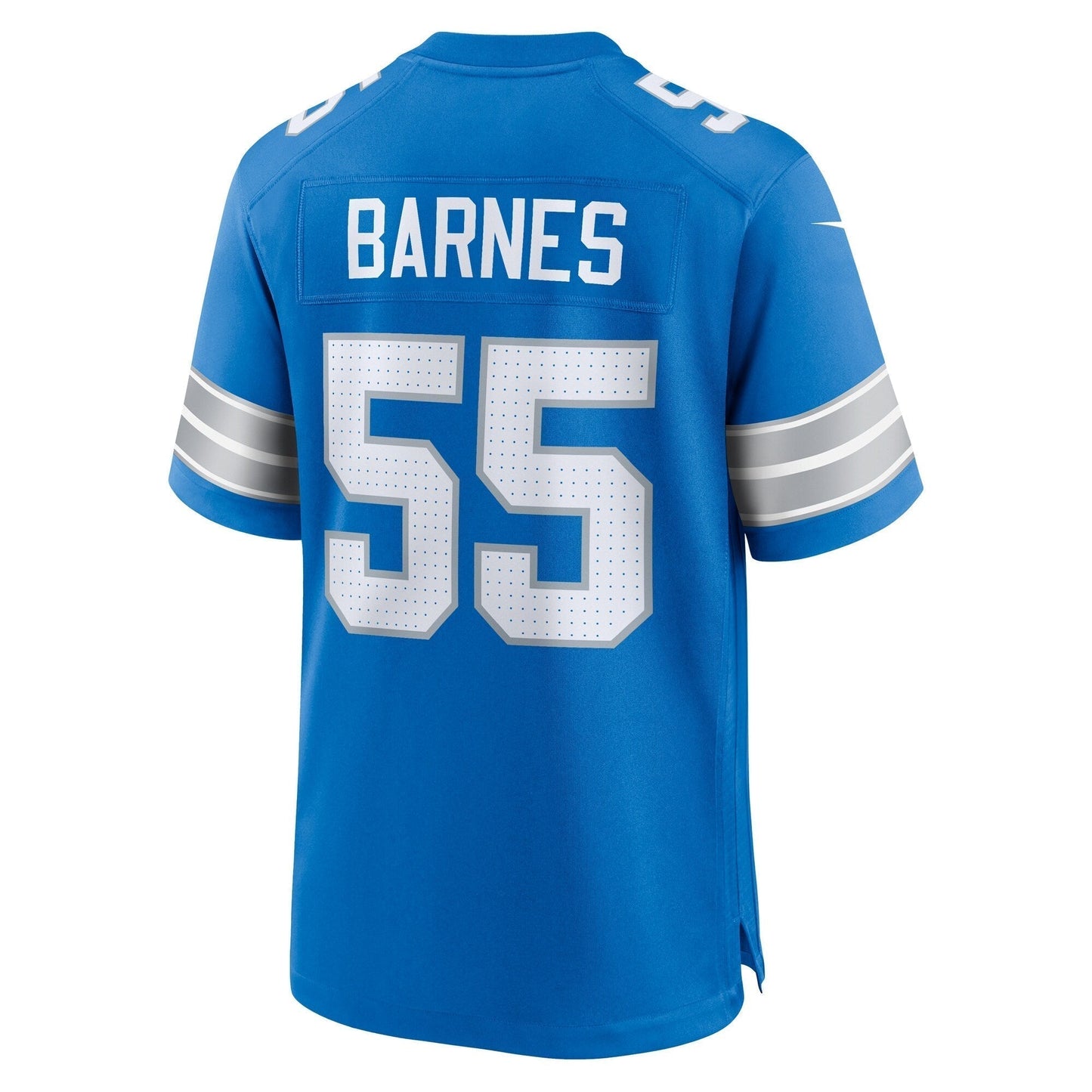 Derrick Barnes Detroit Lions Team Game Jersey - Blue