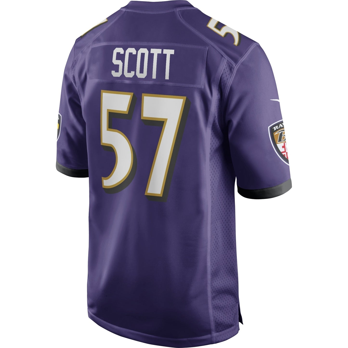 Bart Scott Baltimore Ravens Game Retired Jersey - Purple