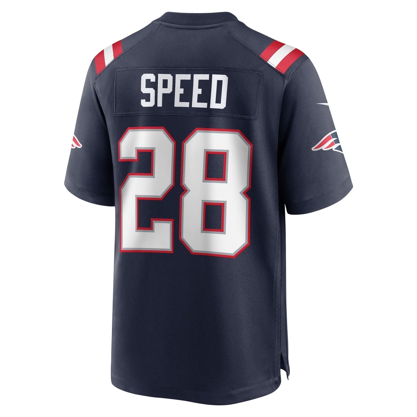 Ameer Speed New England Patriots Team Game Jersey - Navy