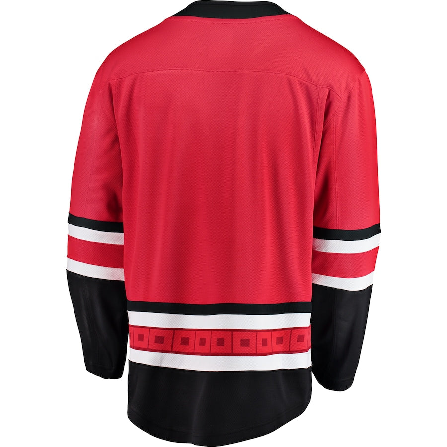 Custom Carolina Hurricanes Breakaway Alternate Jersey - Red