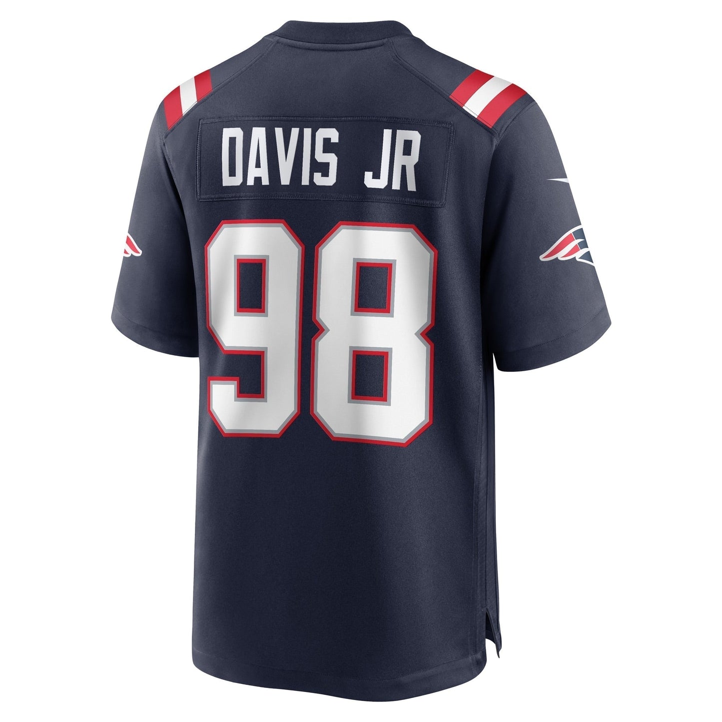 Carl Davis Jr. New England Patriots Game Jersey - Navy