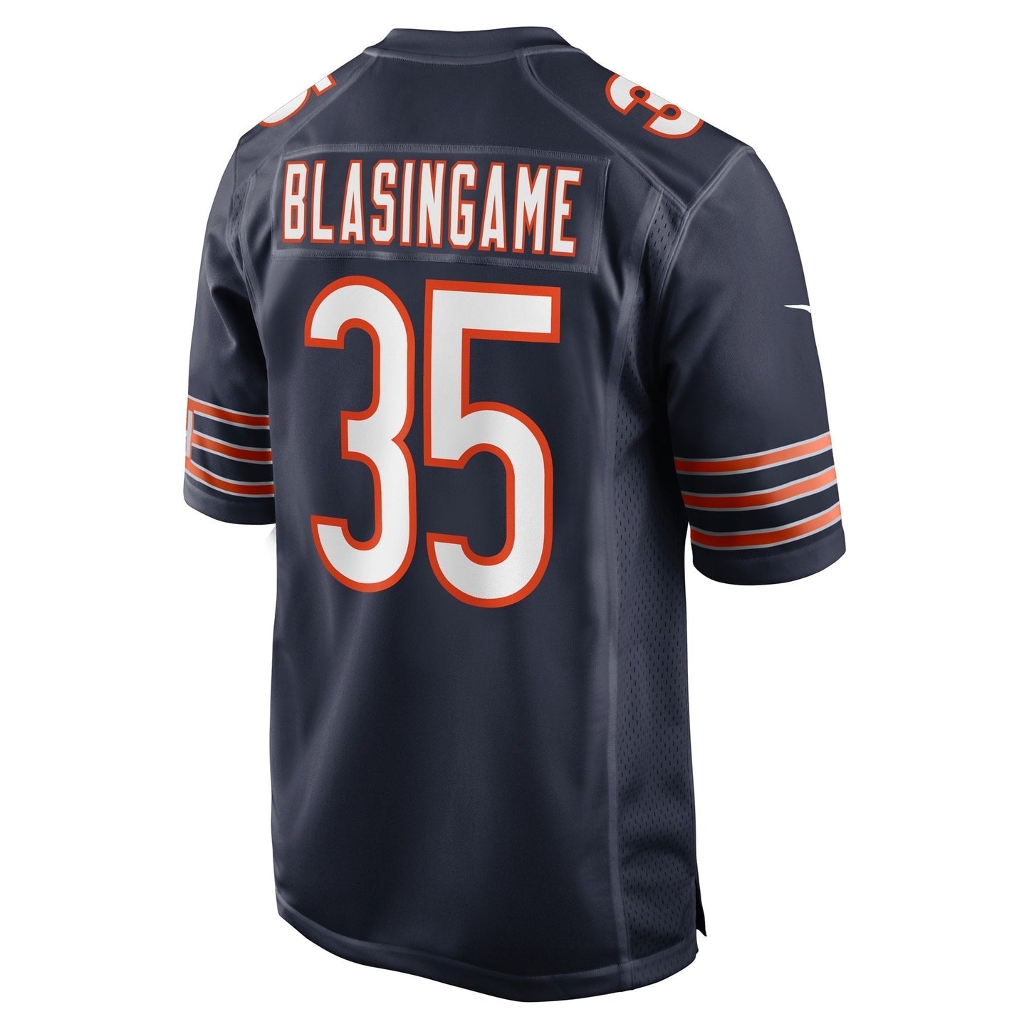 Khari Blasingame Chicago Bears Game Jersey - Navy
