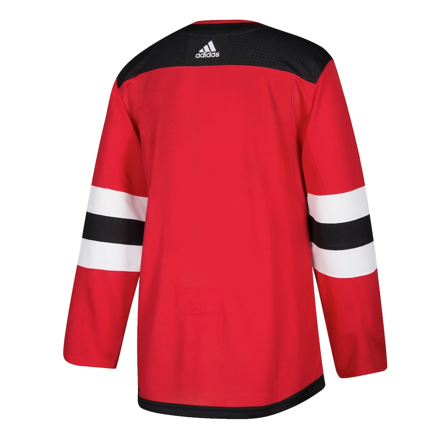 Custom New Jersey Devils Home Blank Jersey - Red