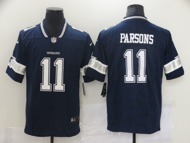 Men's Dallas Cowboys Micah Parsons Navy Game Player Jersey