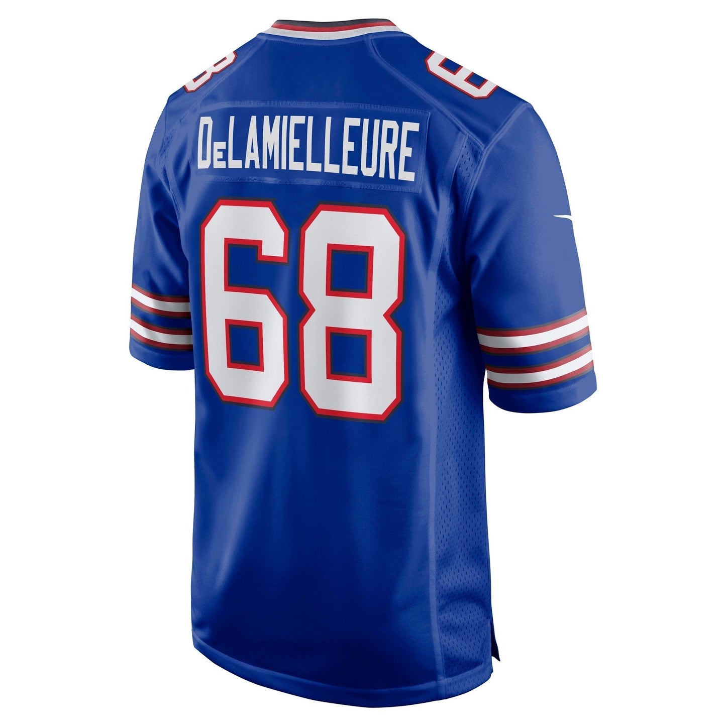 Joe DeLamielleure Buffalo Bills Game Retired Jersey - Royal