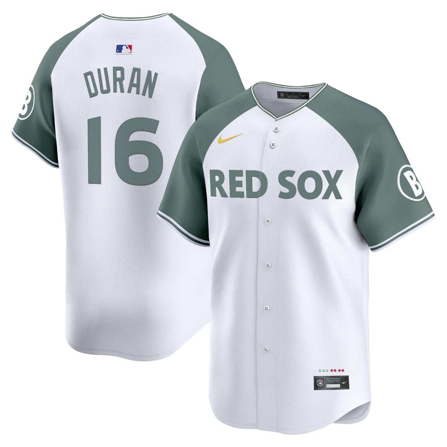Jarren Duran Boston Red Sox Alternate City Connect Theme Jersey White