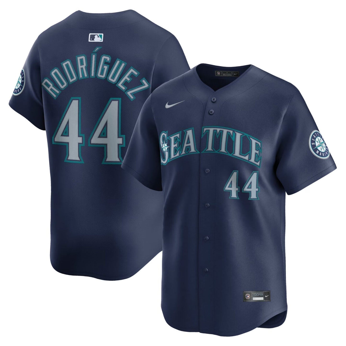 Julio Rodriguez Seattle Mariners Road Limited Jersey Navy