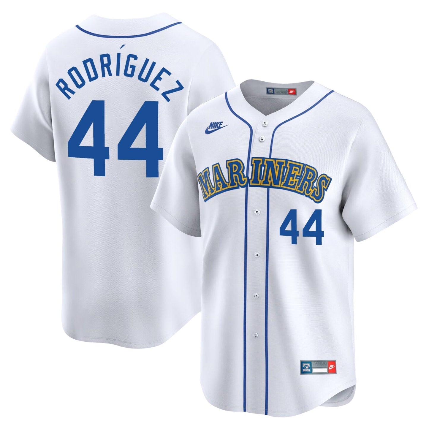 Julio Rodriguez Seattle Mariners Cooperstown Collection Jersey White