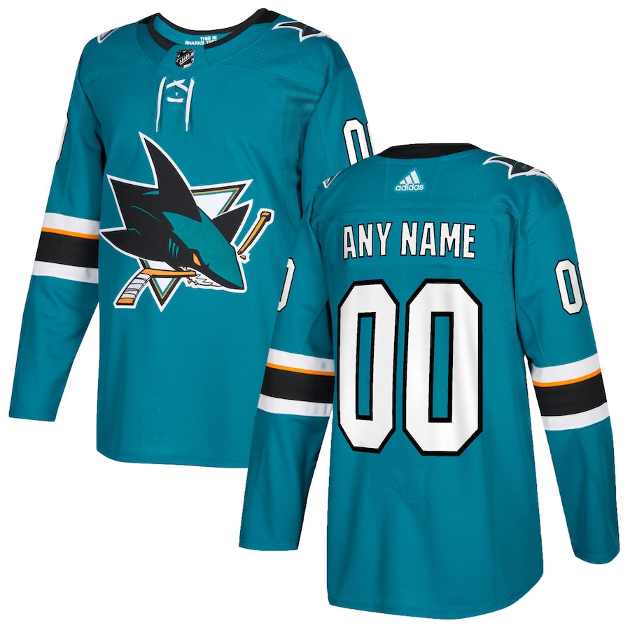 Custom San Jose Sharks Jersey