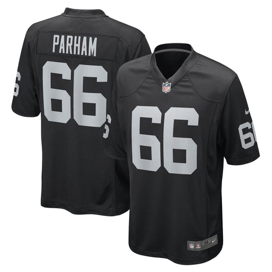 Dylan Parham Las Vegas Raiders  Game   Jersey - Black