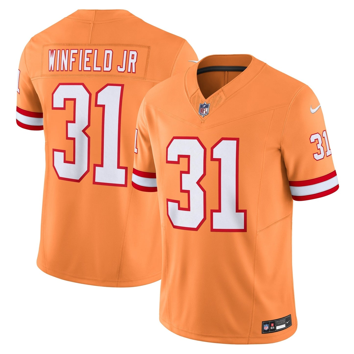 Men's  Antoine Winfield Jr. Orange Tampa Bay Buccaneers Vapor F.U.S.E. Limited Jersey