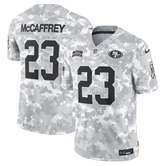 Christian McCaffrey San Francisco 49ers  2024 Salute to Service Limited Jersey - Arctic Camo