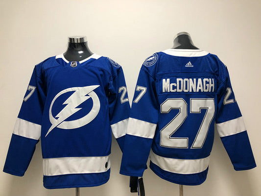 Men's Tampa Bay Lightning Ryan McDonagh #27 Blue Player Jersey1