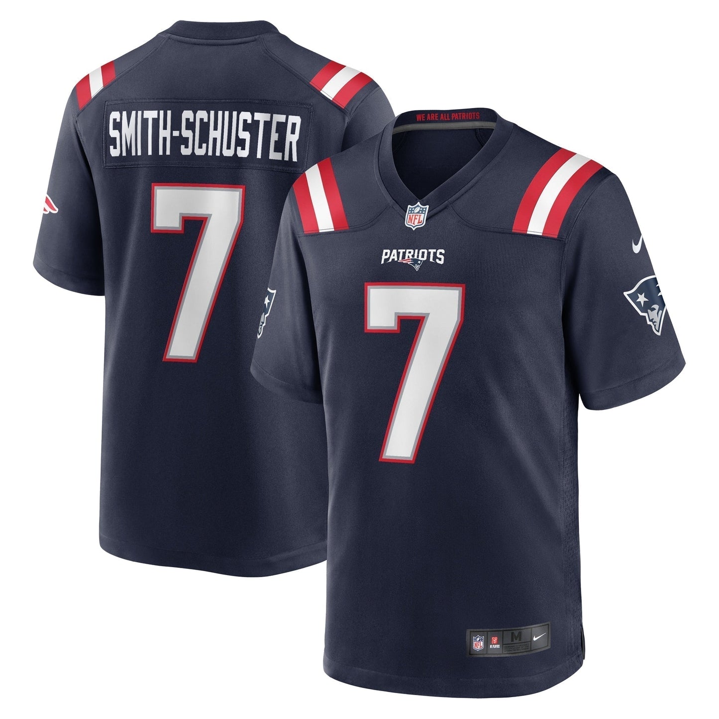 JuJu Smith-Schuster New England Patriots  Game   Jersey - Navy