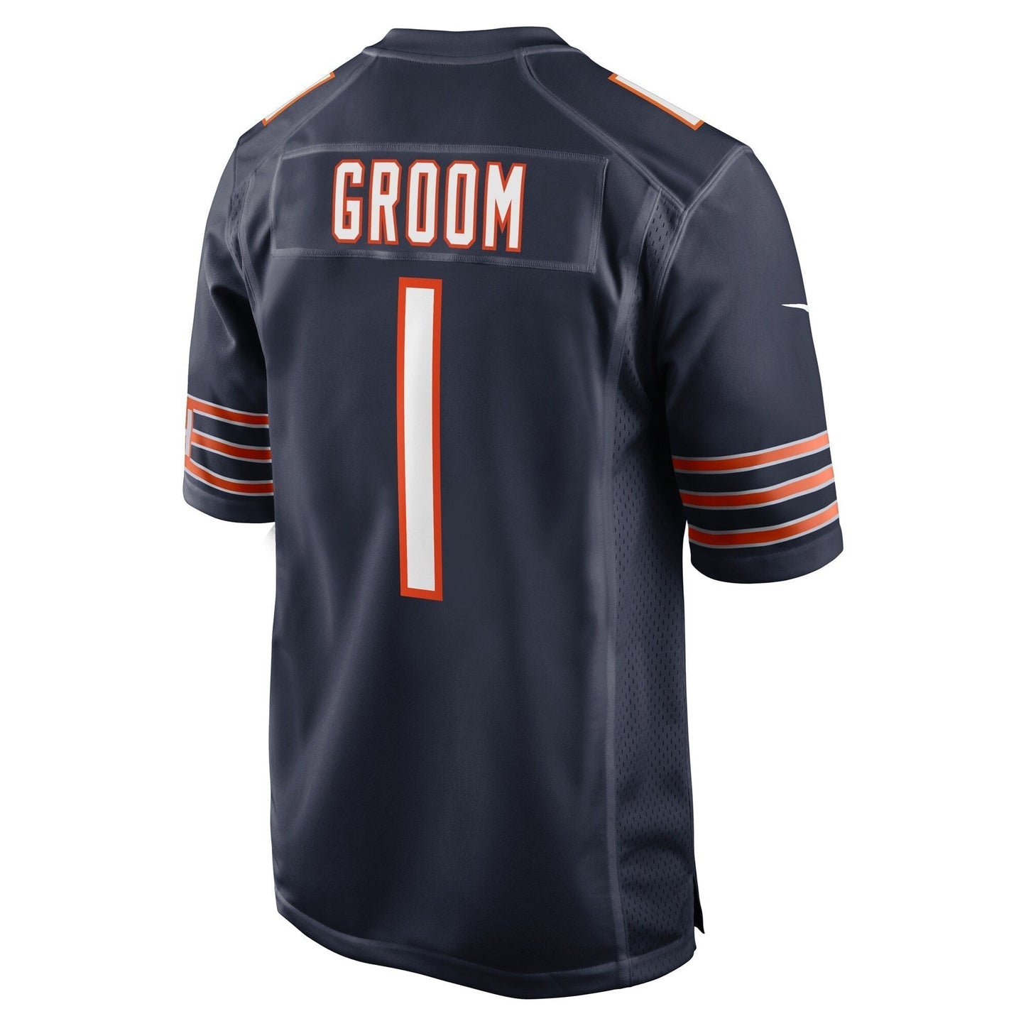 Number 1 Groom Chicago Bears  Game Jersey - Navy