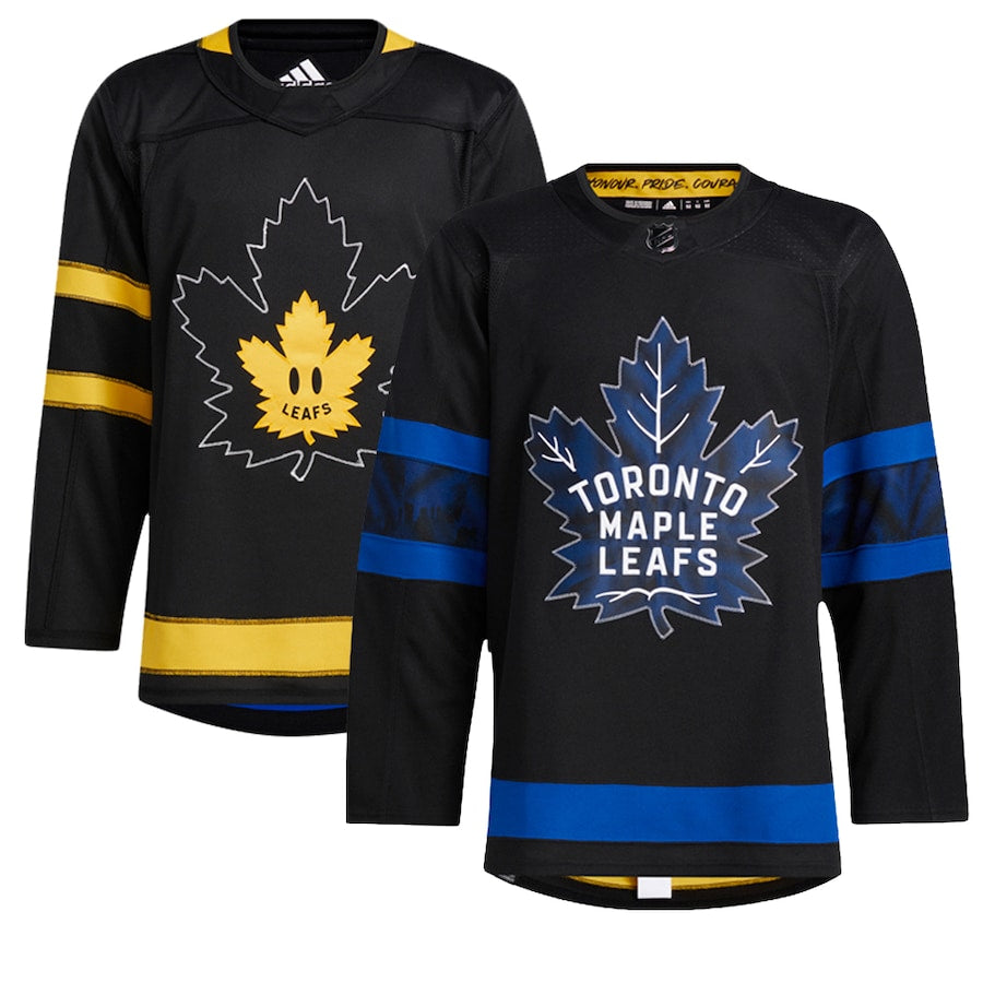 Toronto Maple Leafs x drew house Alternate Blank Jersey - Black&Yellow