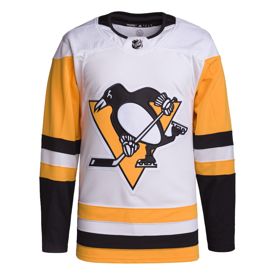Men's Pittsburgh Penguins  White Away Primegreen Authentic Jersey