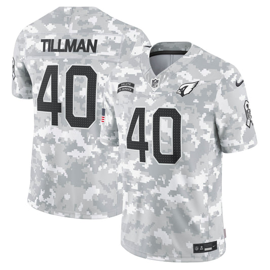 Pat Tillman Arizona Cardinals  2024 Salute to Service Retired   Limited Jersey - Arctic Camo