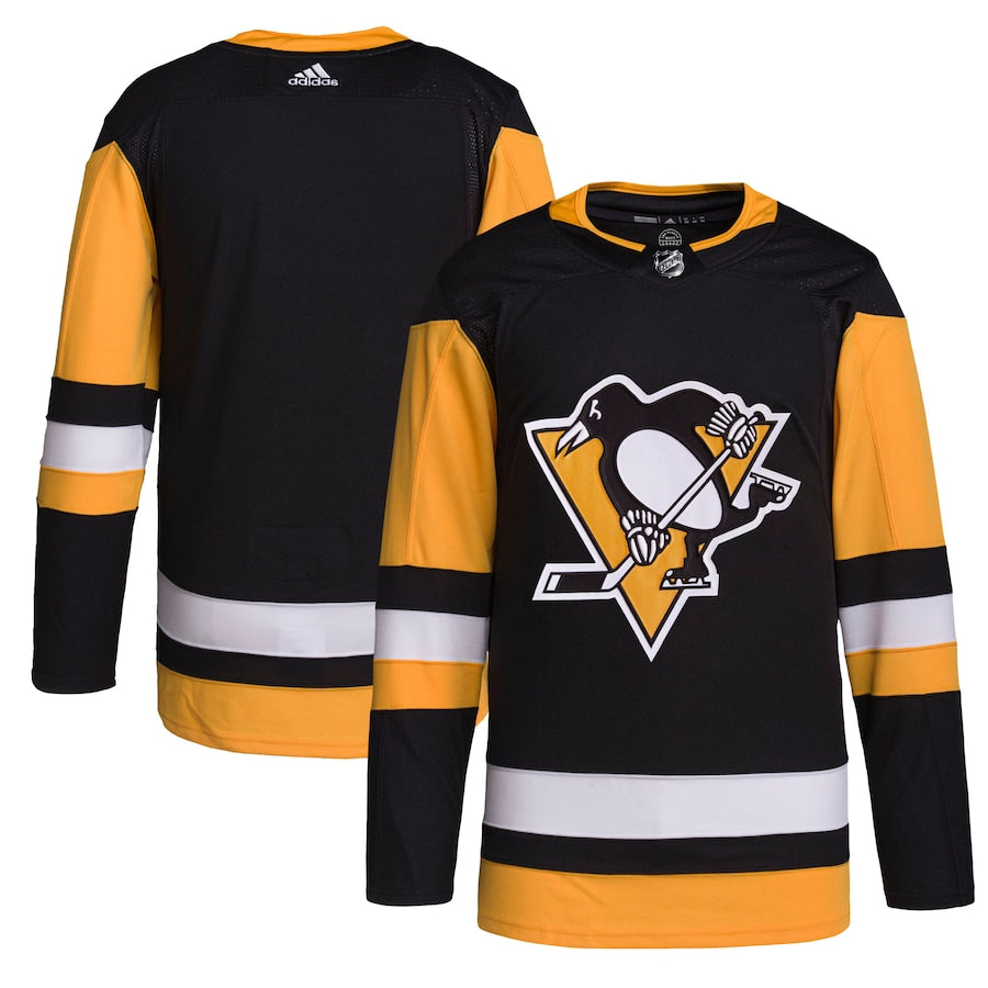 Men's Pittsburgh Penguins  Black Home Primegreen Authentic Jersey