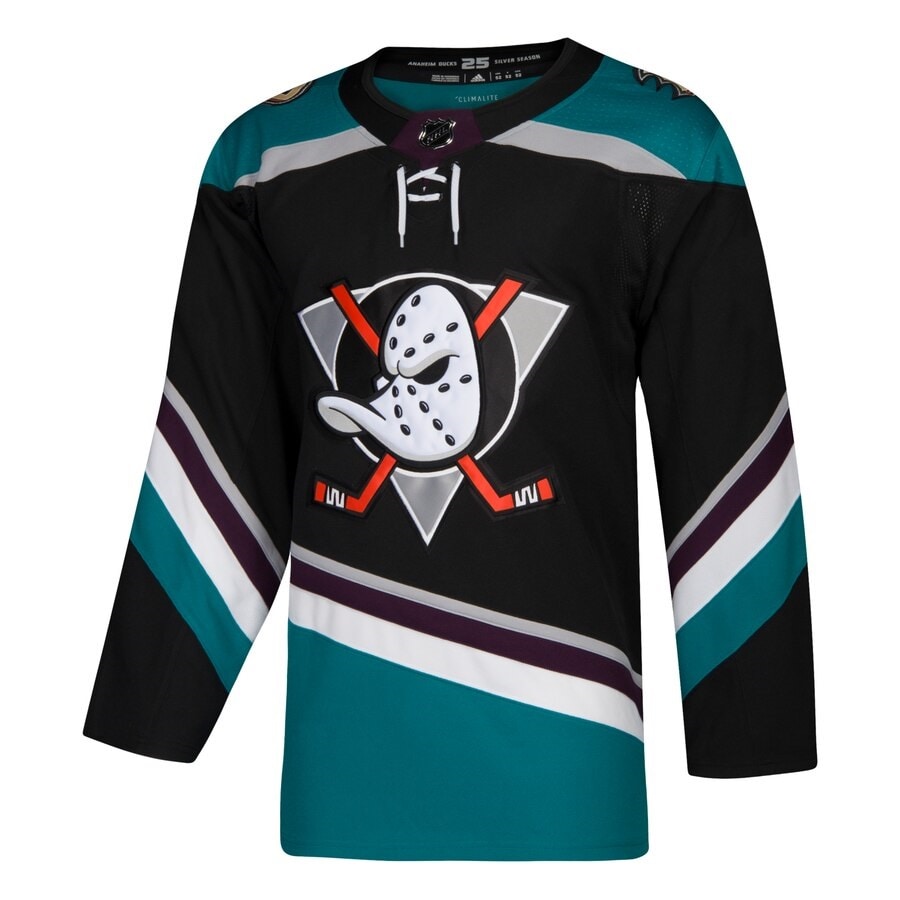 Custom Anaheim Ducks Jersey - Black