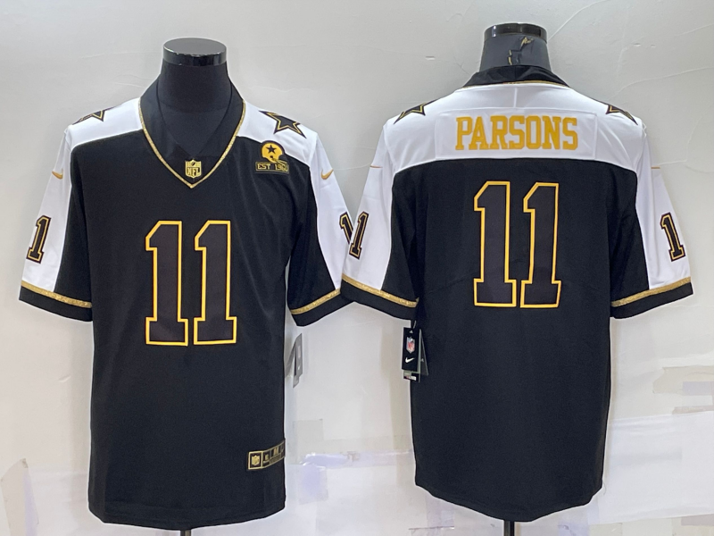 Men's Dallas Cowboys Micah Parsons Black Game Jersey