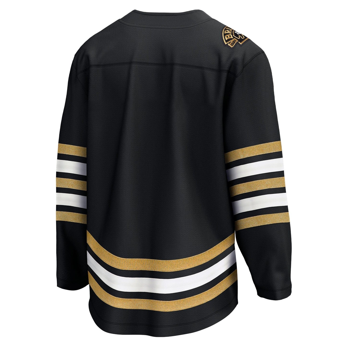 Custom Boston Bruins 100th Anniversary Premier Breakaway Jersey - Black