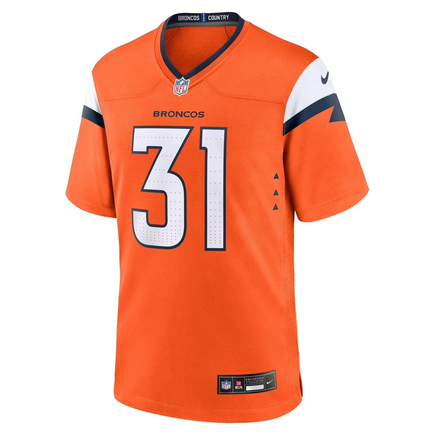 Kris Abrams-Draine Denver Broncos  Team Game Jersey -  Orange