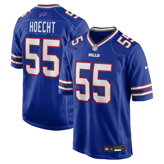Buffalo Bills Michael Hoecht Royal Team Game Jersey