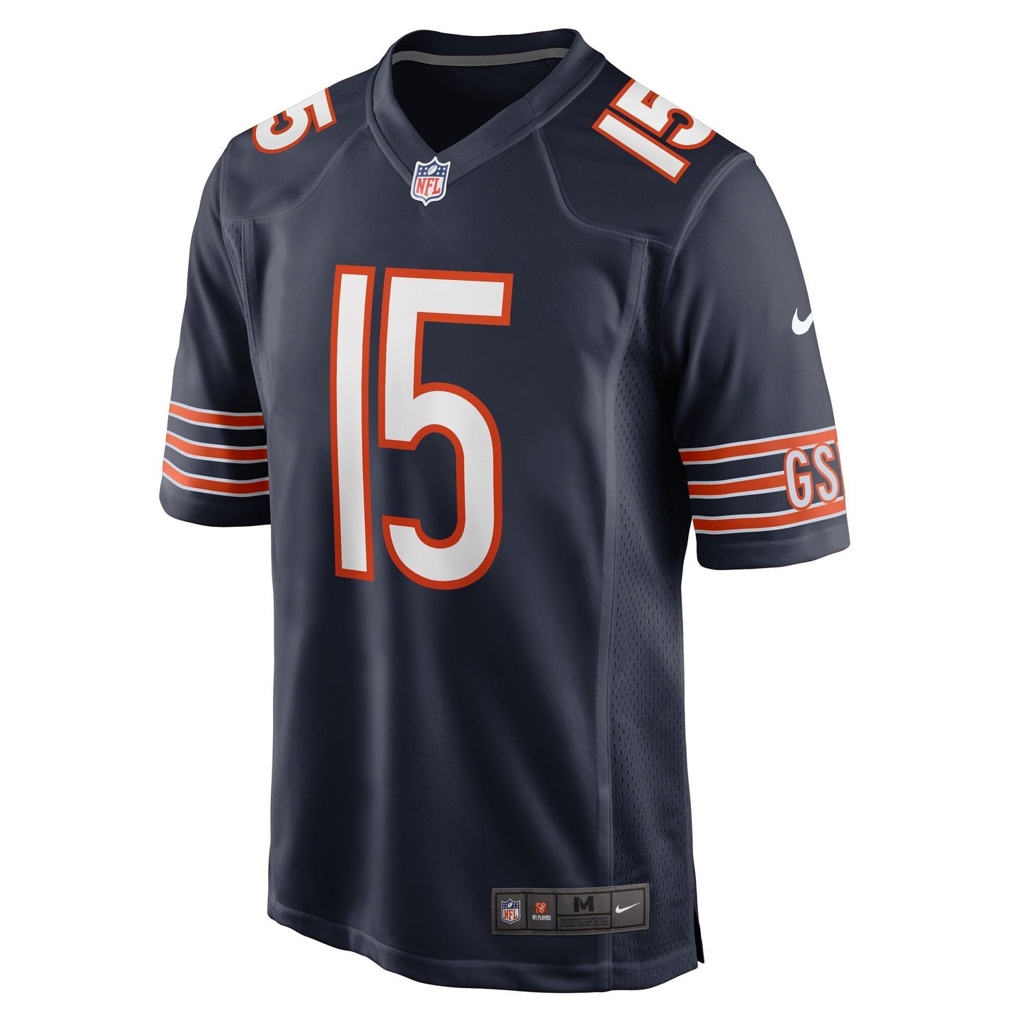 Rome Odunze Chicago Bears     Game Jersey - Navy
