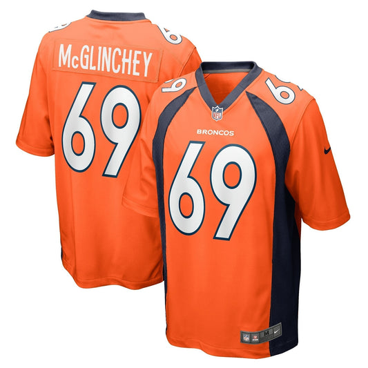 Mike McGlinchey Denver Broncos  Game   Jersey - Orange