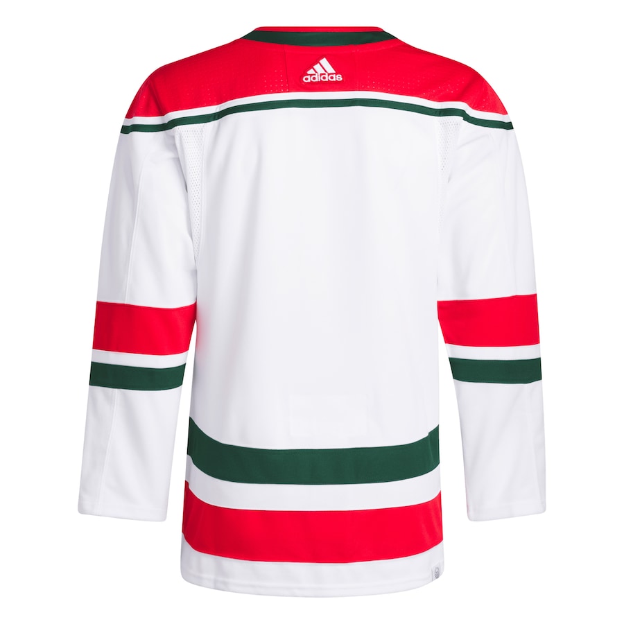 Custom New Jersey Devils 2022/23 Heritage Primegreen Pro Jersey - White