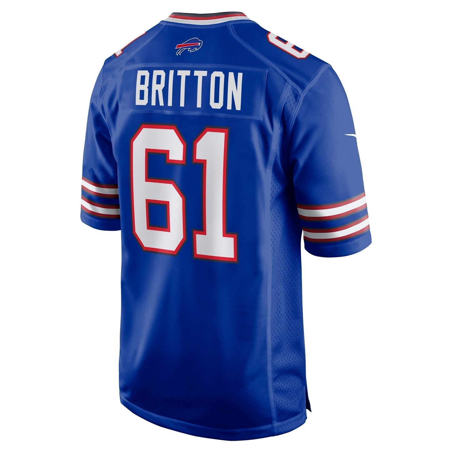 Gunner Britton Buffalo Bills  Game Jersey -  Royal