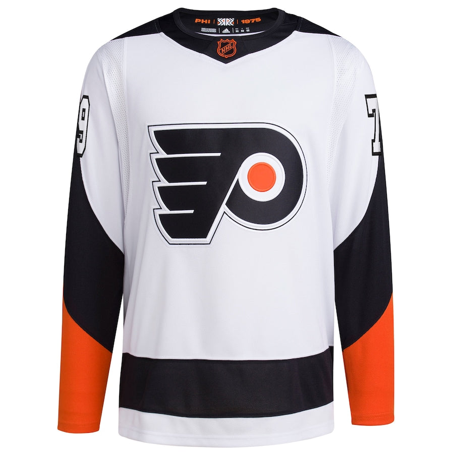 Men's Philadelphia Flyers Carter Hart  White Reverse Retro 2.0 Authentic Player Jersey