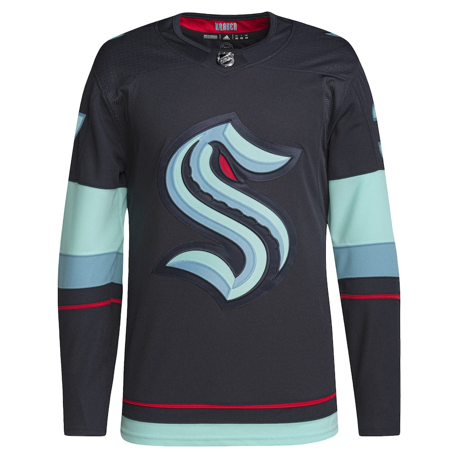 Men's Seattle Kraken Yanni Gourde  Deep Sea Blue Home Primegreen Authentic Pro Player - Jersey