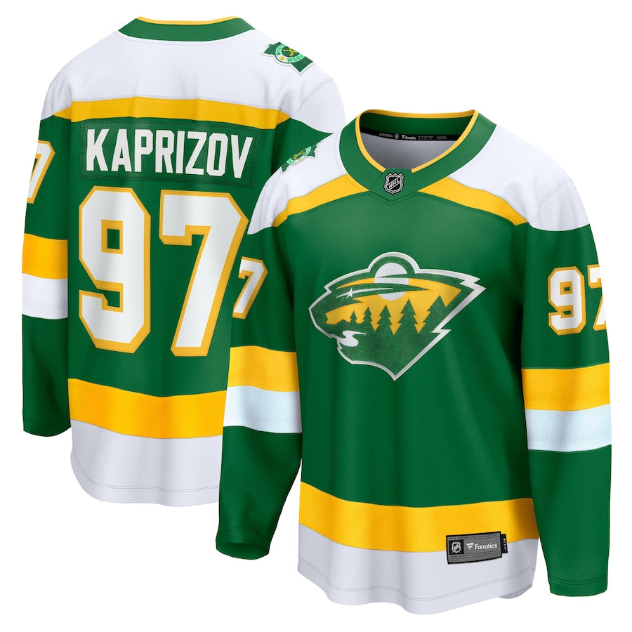 Kirill Kaprizov Minnesota Wild Alternate Premier Breakaway Jersey - Green