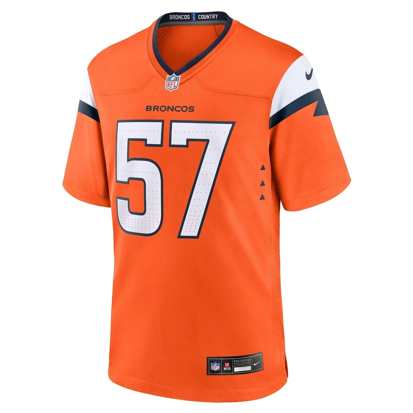 Kristian Welch Denver Broncos  Team Game Jersey -  Orange