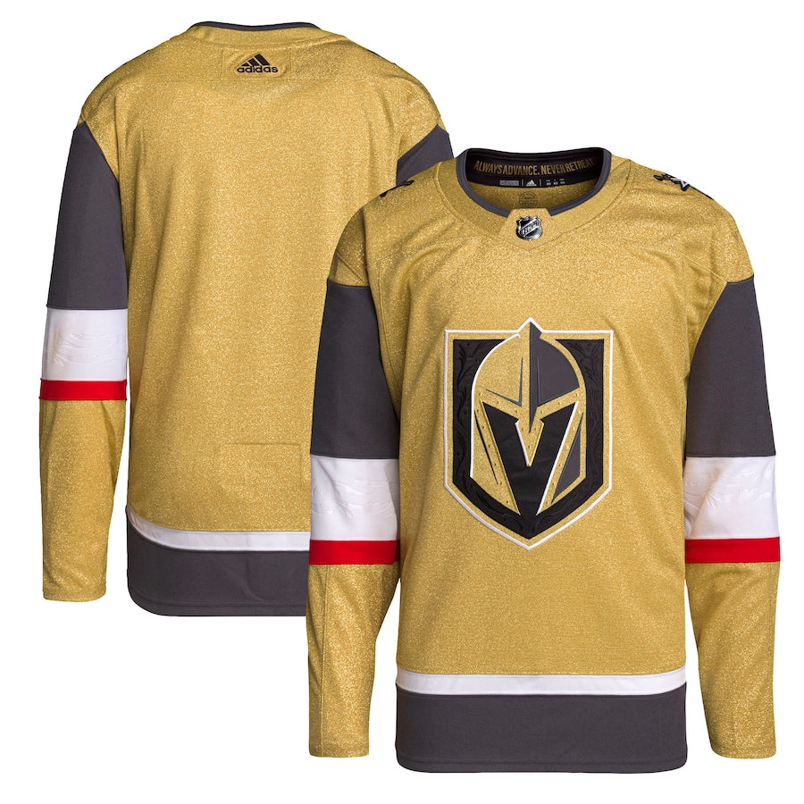 Men's Vegas Golden Knights  Gold Home Primegreen Authentic Jersey