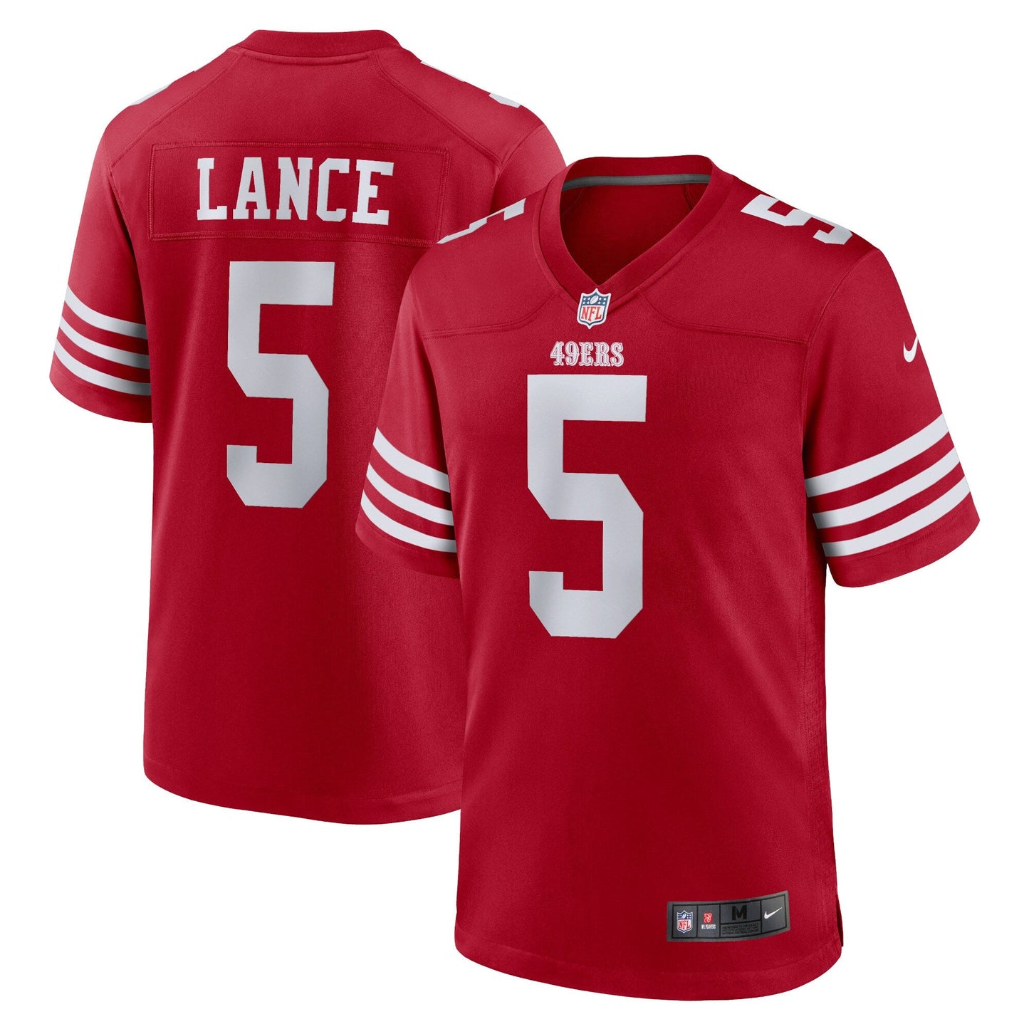 Trey Lance San Francisco 49ers  Game   Jersey - Scarlet