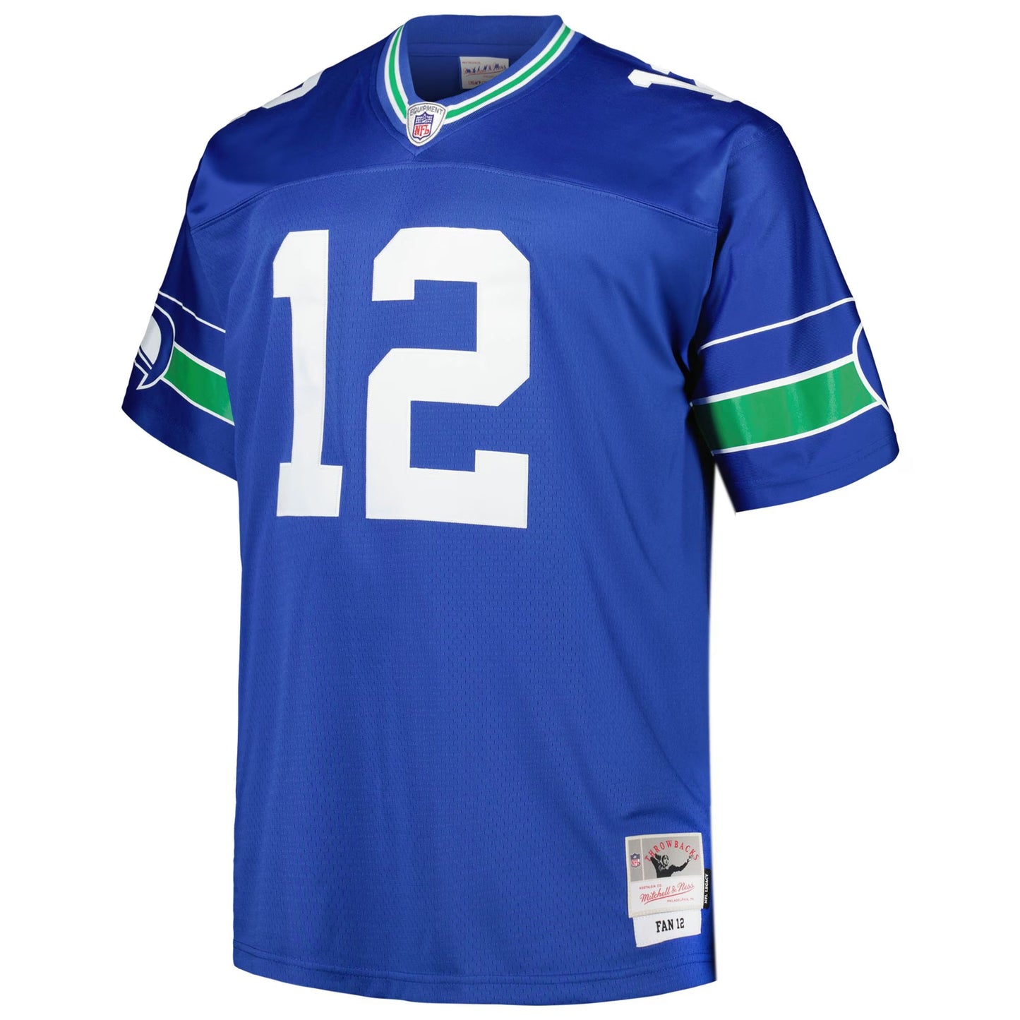 Seattle Seahawks 12s Mitchell & Ness Royal Big & Tall Legacy Retired Player Jersey