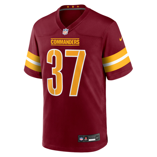Washington Commanders Car'lin Vigers Burgundy Team Game Jersey
