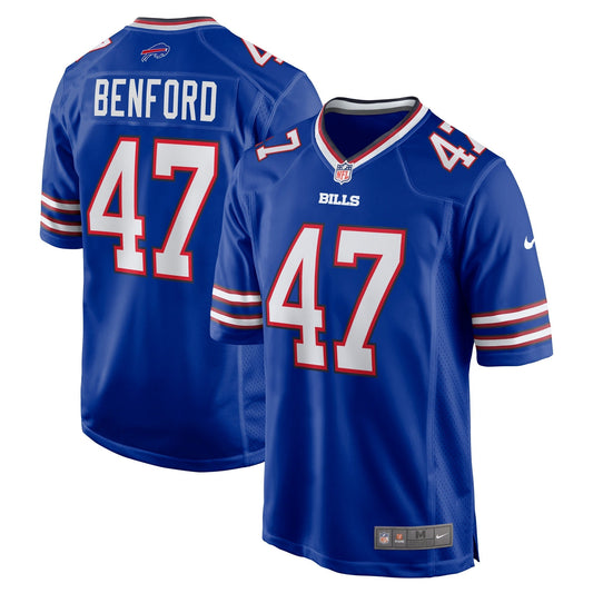 Buffalo Bills Christian Benford Royal Game Jersey