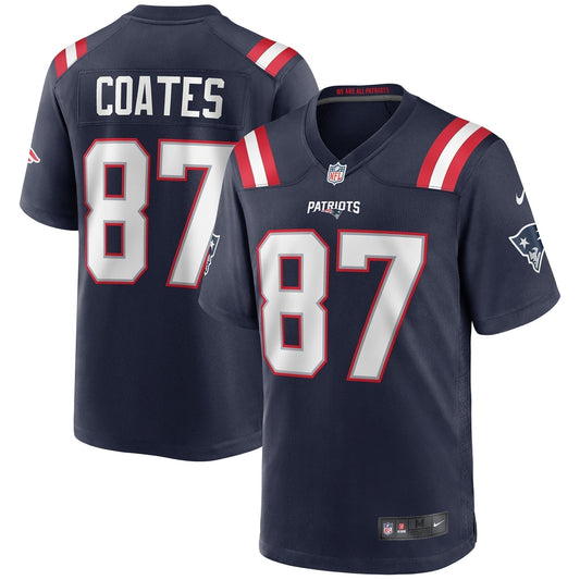 Ben Coates New England Patriots  Game Retired   Jersey - Navy